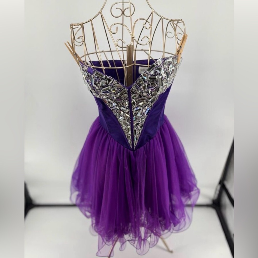 Sherri Hill 1061230  broken glass homecoming dress 4